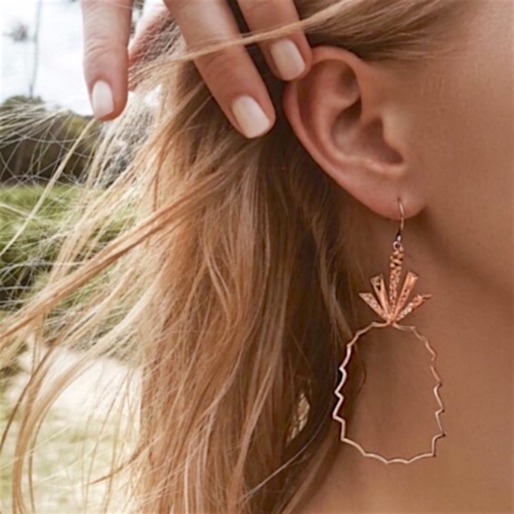 Boho Pineapple Dangle Earrings